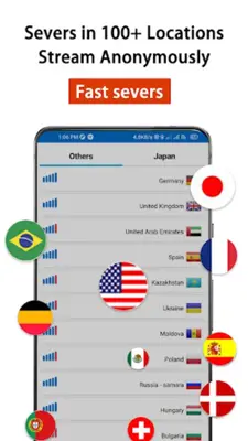 Japan VPN android App screenshot 2